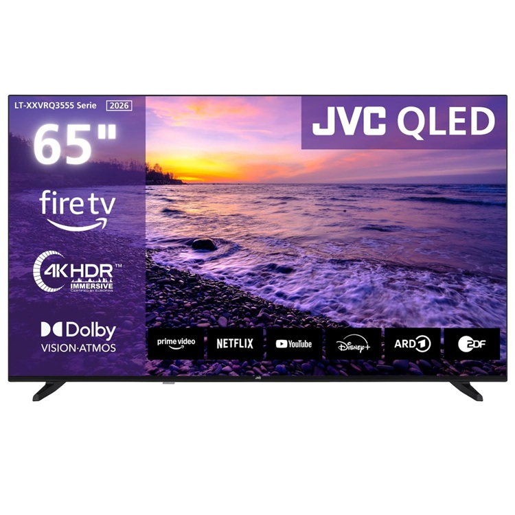 JVC LT-65VRQ3555 65 Zoll Fire TV 4K QLED für 516,00 €